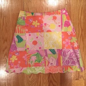 Lilly Pulitzer tropical skirt